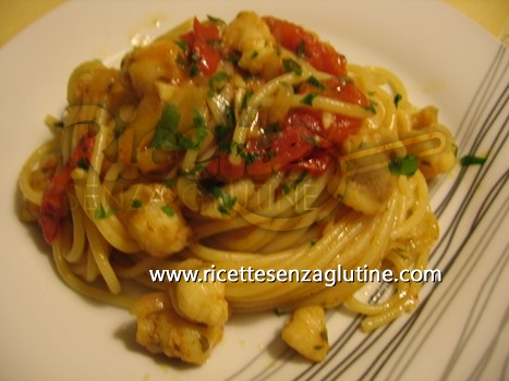 ricetta spaghetti alla coda di rospo senza glutine